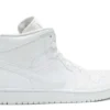 AIR JORDAN 1 MID ‘TRIPLE WHITE’