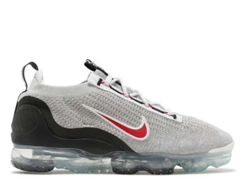AIR VAPORMAX 2021 FLYKNIT ‘LIGHT BONE UNIVERSITY RED’
