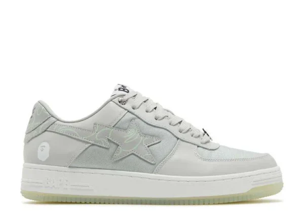 BAPESTA ‘TEXT CODE CAMO GREY’