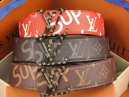 Belt Louis Vuitton x Supreme Monogram LV065
