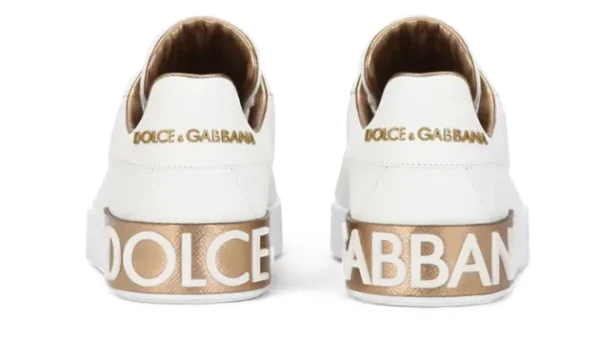 Calfskin Portofino sneakers White Gold