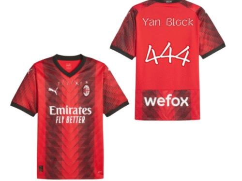 Camiseta Edición Especial AC Milan x Yan Block