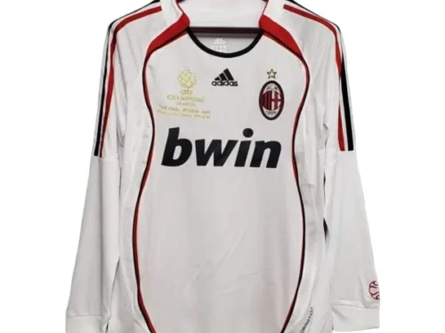 Camiseta retro AC Milan 06/07 2ª equipación manga larga