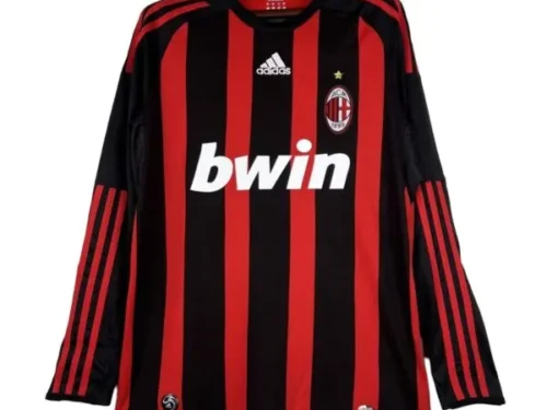 Camiseta retro AC Milan 08/09 1ª equipación manga larga