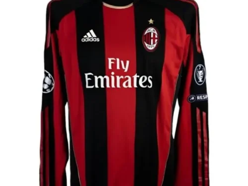 Camiseta retro AC Milan 10/11 1ª equipación manga larga