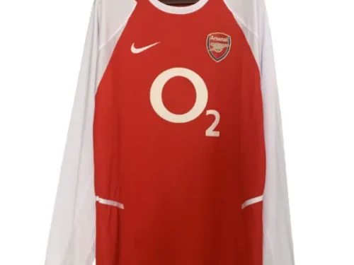Camiseta Retro Arsenal 02/03 1ª equipación manga larga