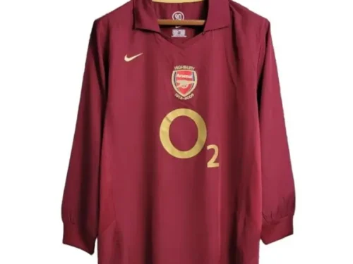 Camiseta Retro Arsenal 05/06 1ª equipación manga larga