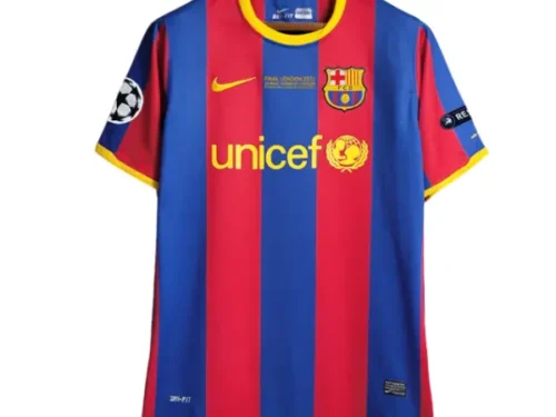 Camiseta Retro Barcelona 10/11 1ª Equipación – Edición Final Champions League
