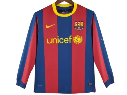 Camiseta retro FC Barcelona 10/11 1ª equipación manga larga