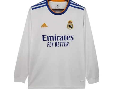 Camiseta Retro Real Madrid 21/22 1ª Equipación manga larga