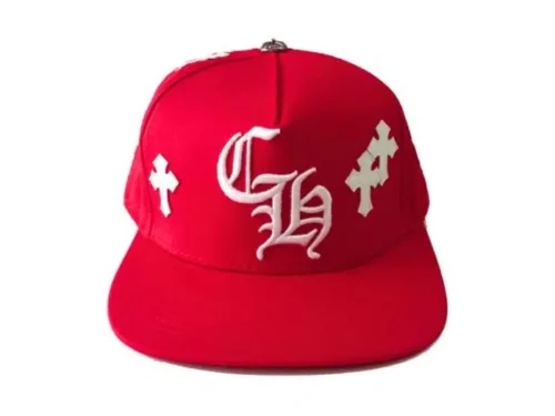 Cap Chrome Hearts Cross Patch Red CH119