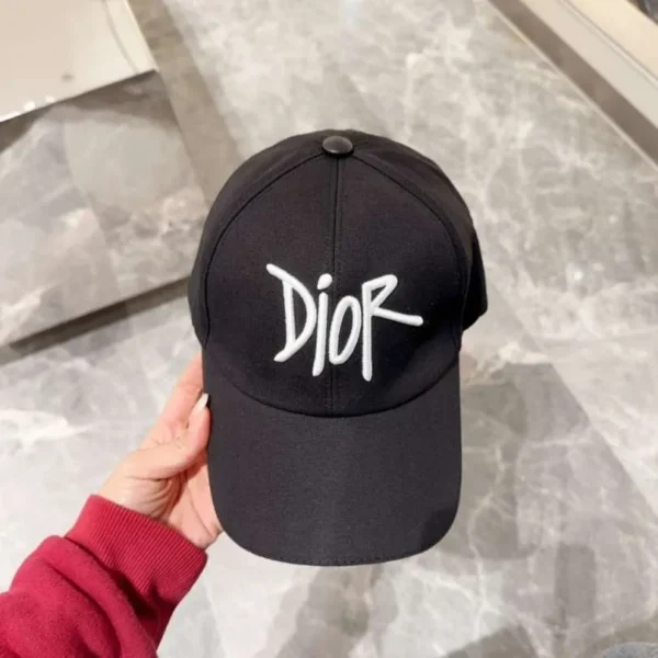 cap-dior-black-script-logo-adjustable-do059.webp Cap Dior Black Script Logo Adjustable DO059