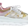Chain Reaction White Pink Yellow Barocco (W)