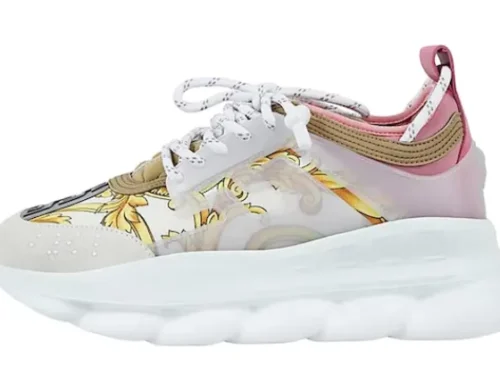 Chain Reaction White Pink Yellow Barocco (W)