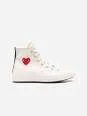 Comme Des Garçons Play x Converse Blancas