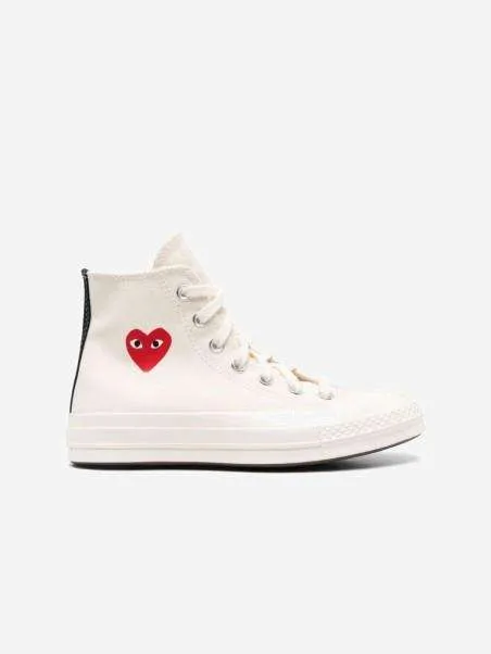 Comme Des Garçons Play x Converse Blancas