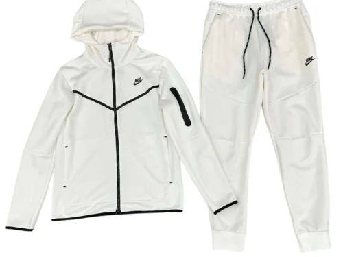 Conjunto NIKE TECH Fleece «Blanco» Algodon Real