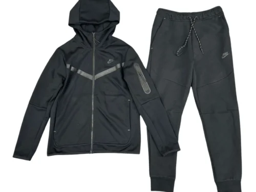 Conjunto NIKE TECH Fleece «Negro» Algodón Real
