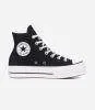 Converse All Star- Negras Altas Plataforma