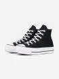 Converse All Star- Negras Altas Plataforma