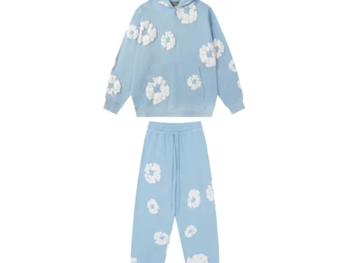Denim Trs Baby Blue Set