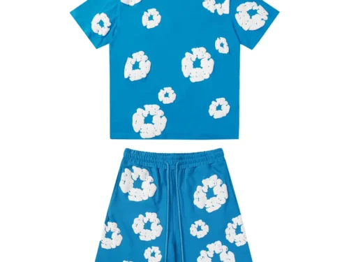 Denim Trs Blue Short set