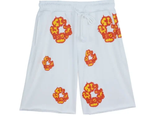 Denim Trs White Shorts