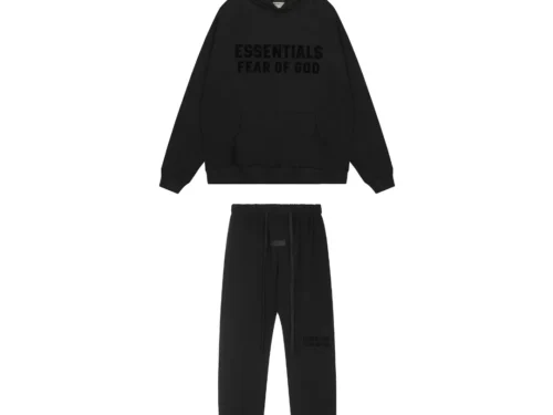 Essentials Fear of God Black Tracksuit