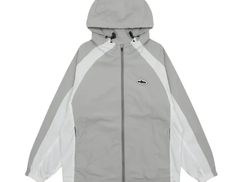 Grey Windbreaker