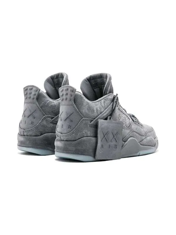 JORDAN RETRO 4 KAWS ‘COOL GREY’
