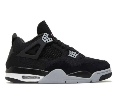 JORDAN RETRO 4 ‘BLACK CANVAS’