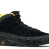 JORDAN RETRO 9 ‘DARK CHARCOAL UNIVERSITY GOLD’