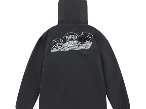 London Shooters Black Reflective Windbreaker