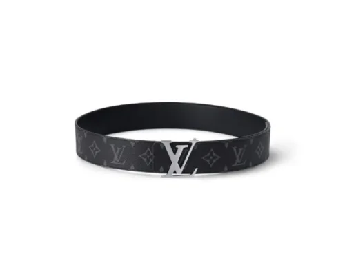 LV Initiales 40mm Belt Black