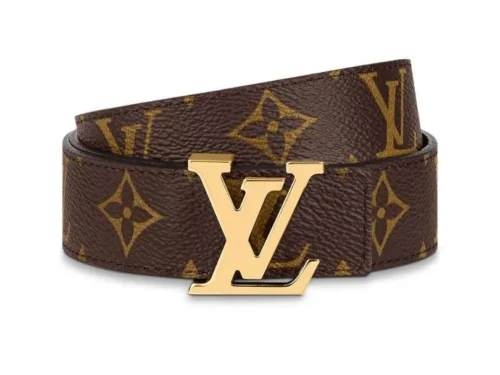 LV Initiales 40mm Belt Brown