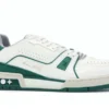 LV Trainer Sneaker White Green
