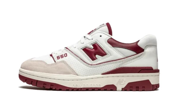 NB 550 Sea Salt Burgundy