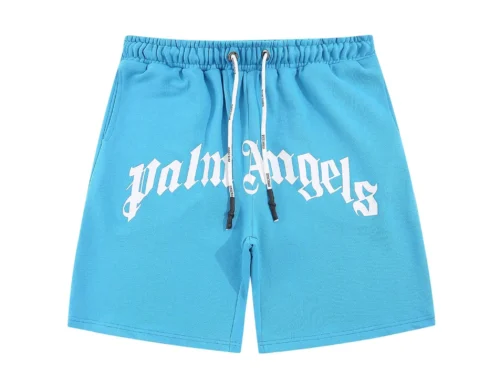 Palm Angels Sky Blue Shorts