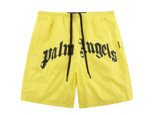 Palm Angels Yellow Swim Shorts