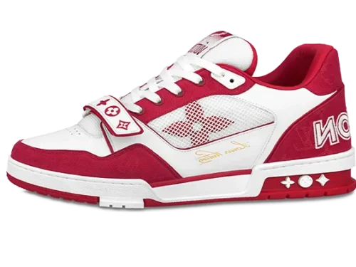 Red Monogram Denim Cinturino