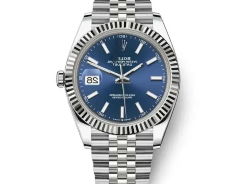 Rolex Date Just Blue Stick Dial RLX014