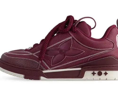 Skate Sneaker Bordeaux Red