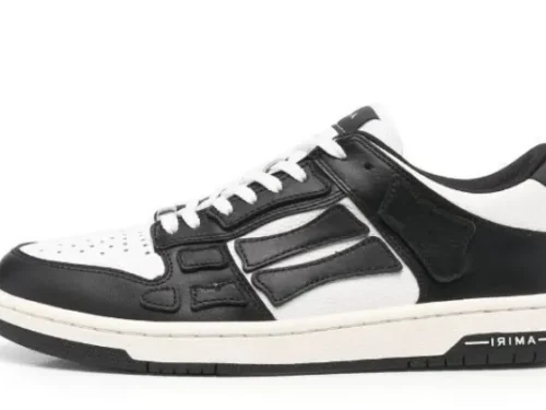 Skel BLACK white low