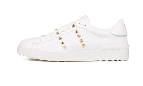Sneaker Rockstud White Gold