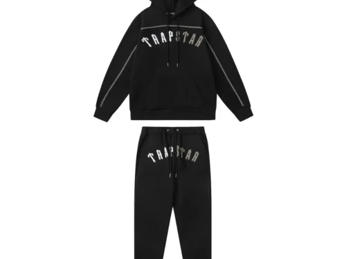 Split Arch Black Tracksuit