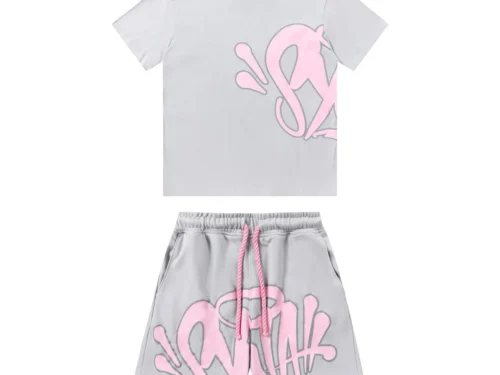 Syna World Grey Pink Short set