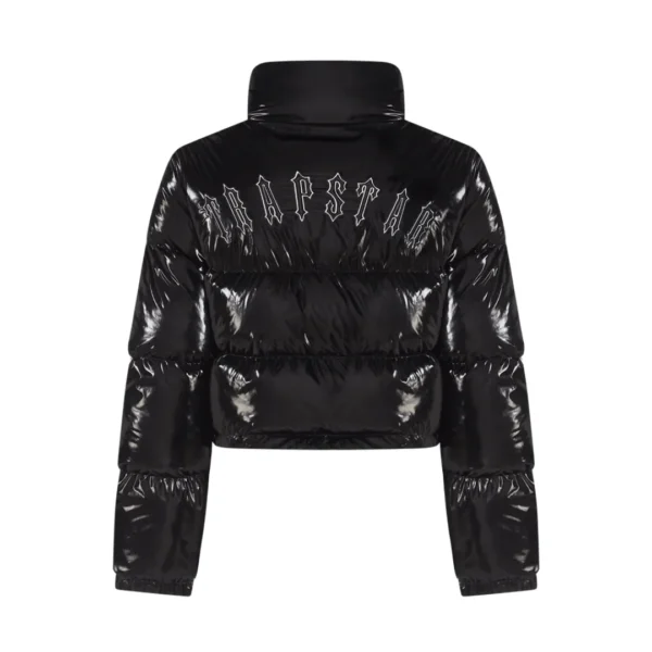 Women Decoded Shiny Black Jacket